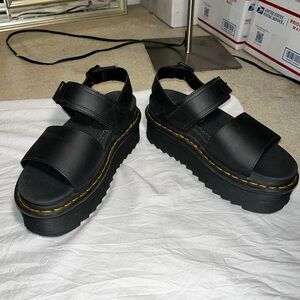 Black Platform Sandals